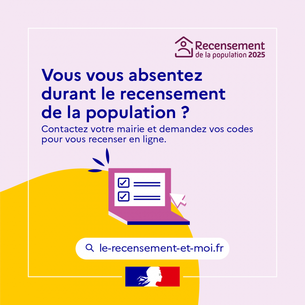 Absent.e pendant le recensement ?