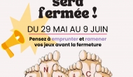 Fermeture de la Ludothèque