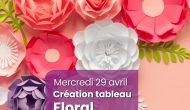 Atelier : Création tableau floral