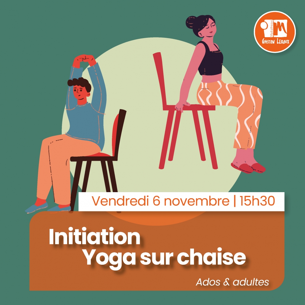 Initiation au yoga sur chaise