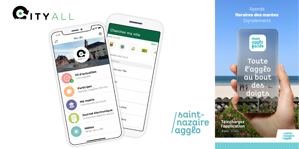 Applications CityAll et Saint-Nazaire Agglo
